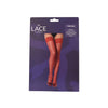 Lace by LJ Fishnet Thigh High Stockings with Rhinestones