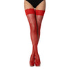 Lace by LJ Fishnet Thigh High Stockings with Rhinestones