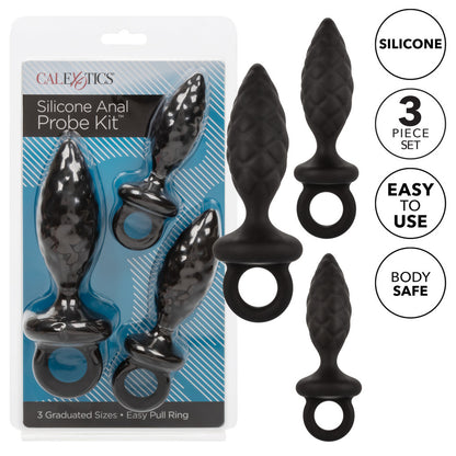 Shop 3 piece silicone anal probe kit
