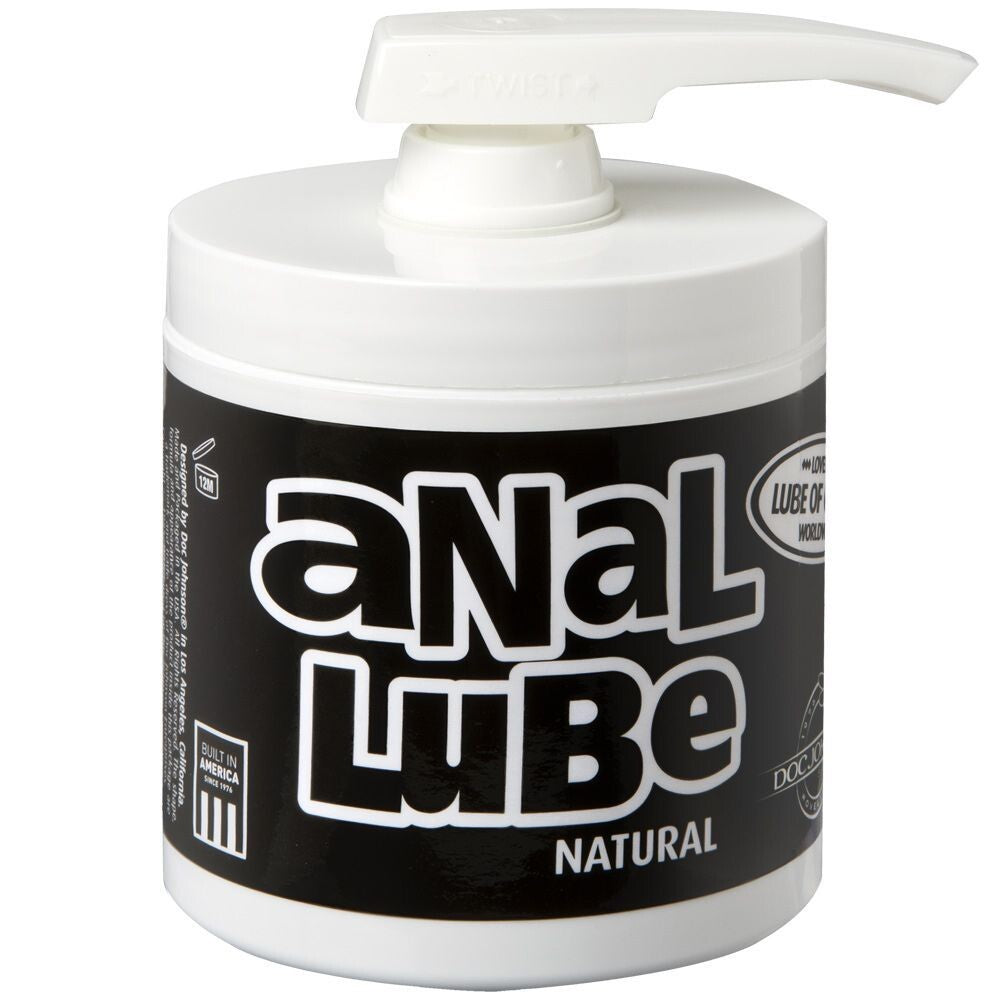 anal lube natural in pump dispenser 135ml