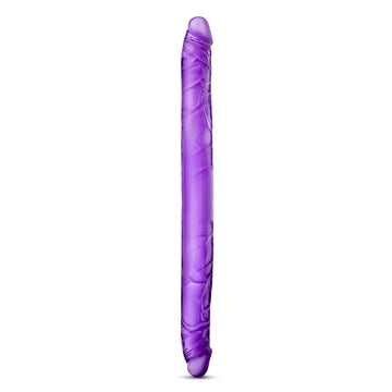 b yours 16 inch purple double dildo