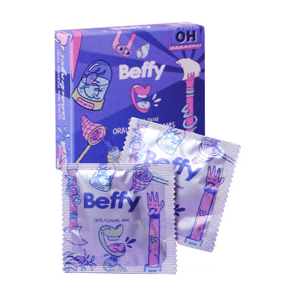 beffy ultra thin oral pleasure dams 2 pieces