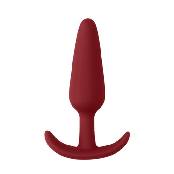 beginners size slim butt plug red
