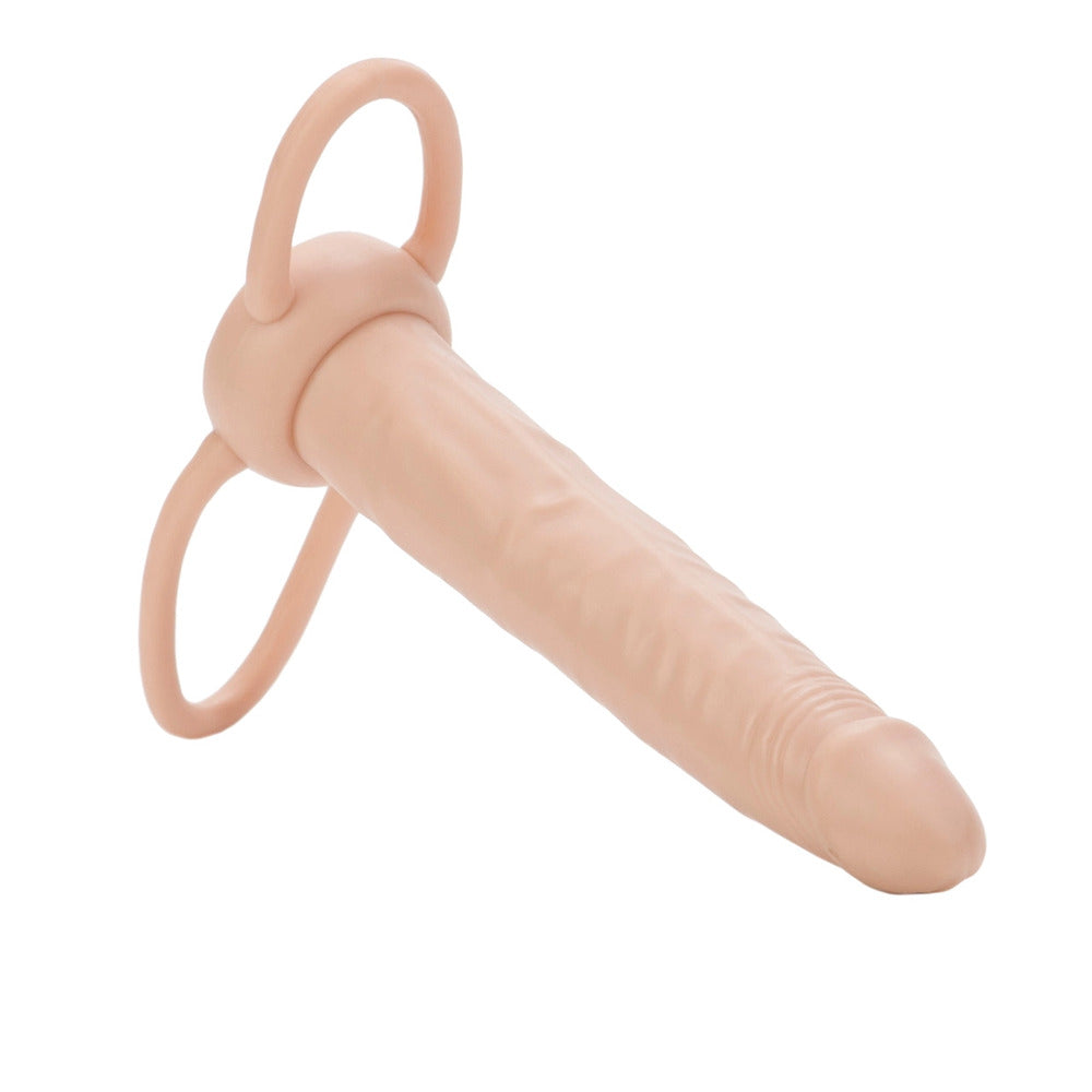 accommodator dual penetrator ivory dildo