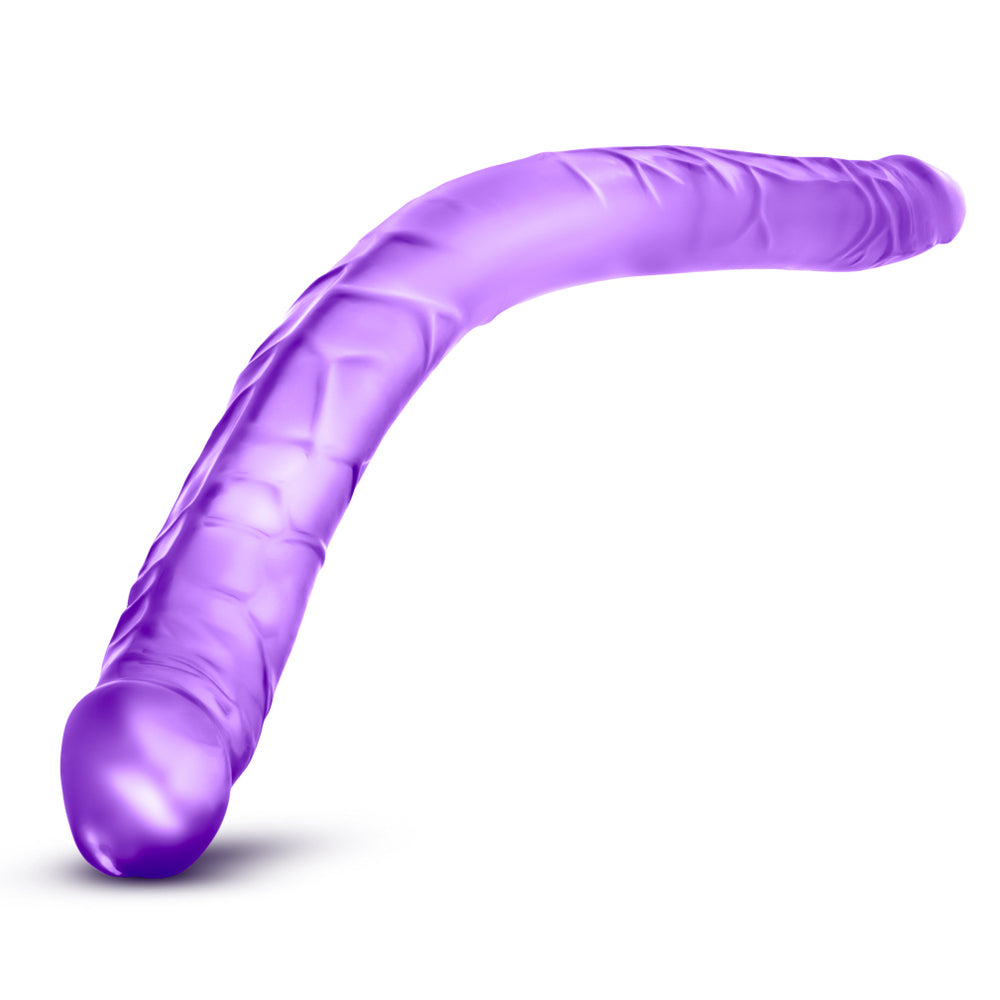 b yours 16 inch purple double dildo