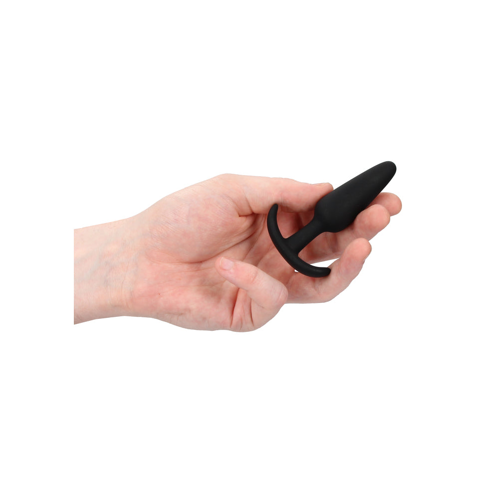 best beginners size slim butt plug black