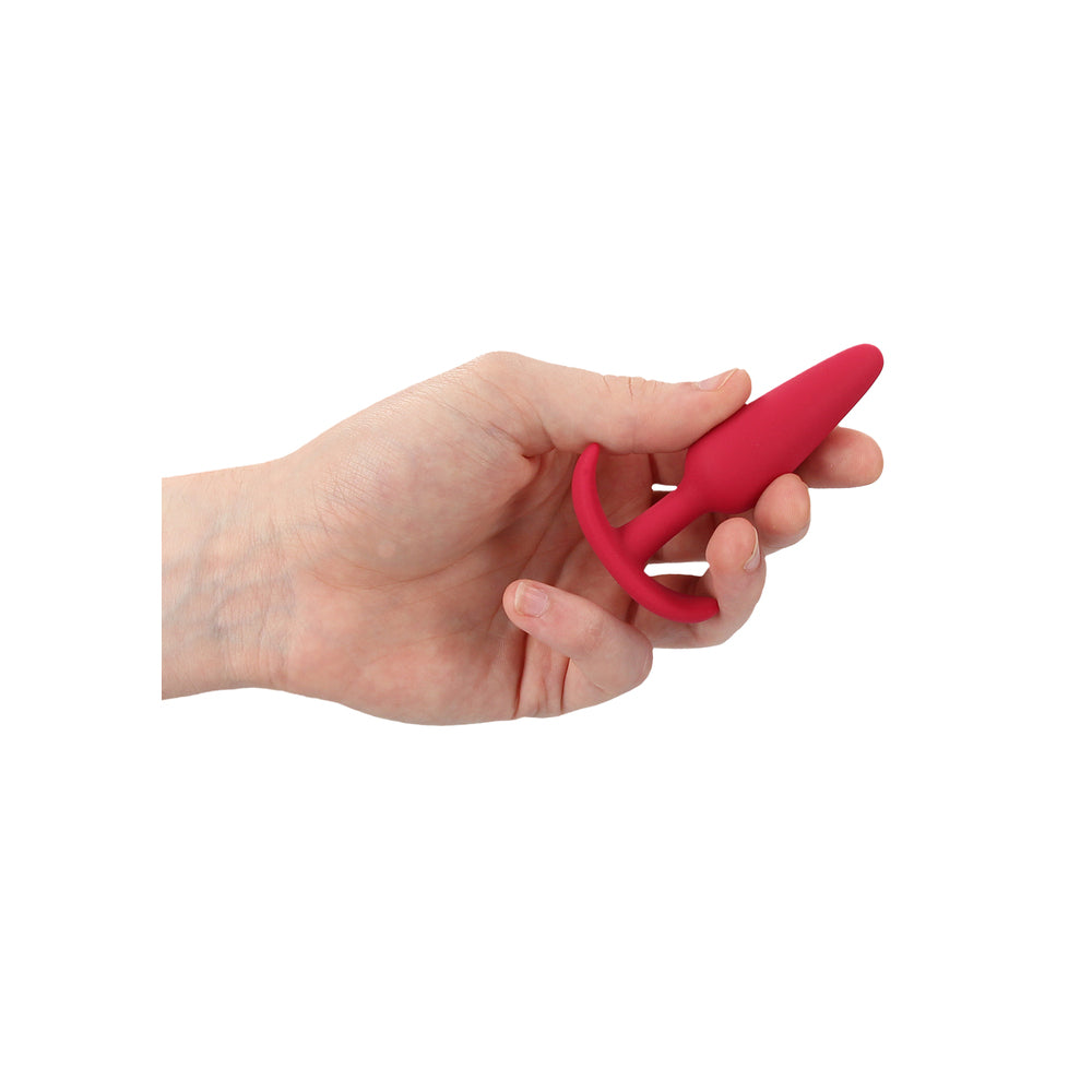best beginners size slim butt plug red