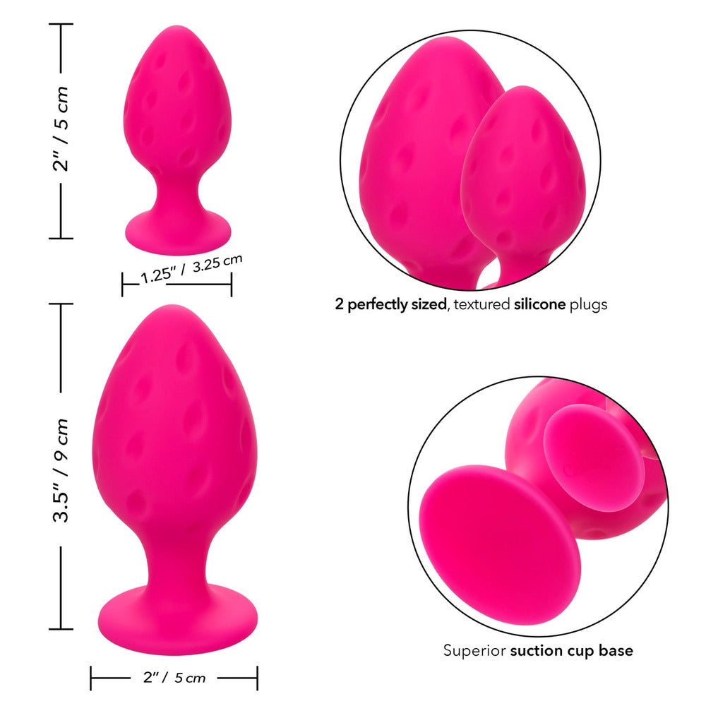 best cheeky butt plug duo pink
