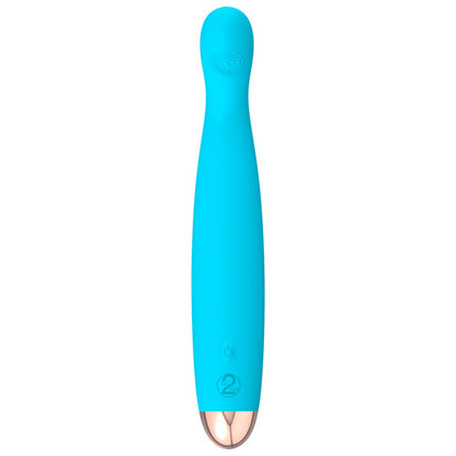 best cuties silk touch rechargeable mini vibrator blue