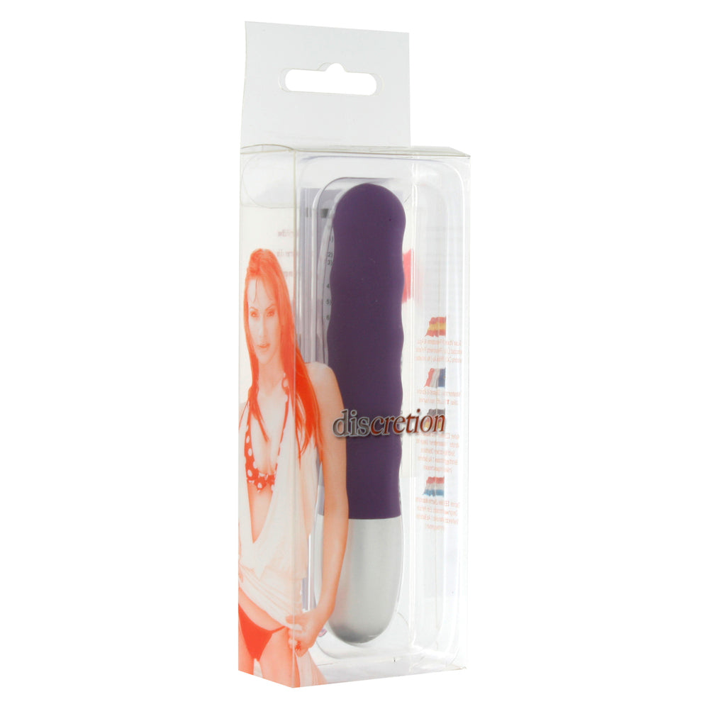discretion ribbed mini vibrator
