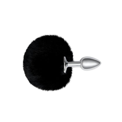 best furry tales black bunny tail butt plug