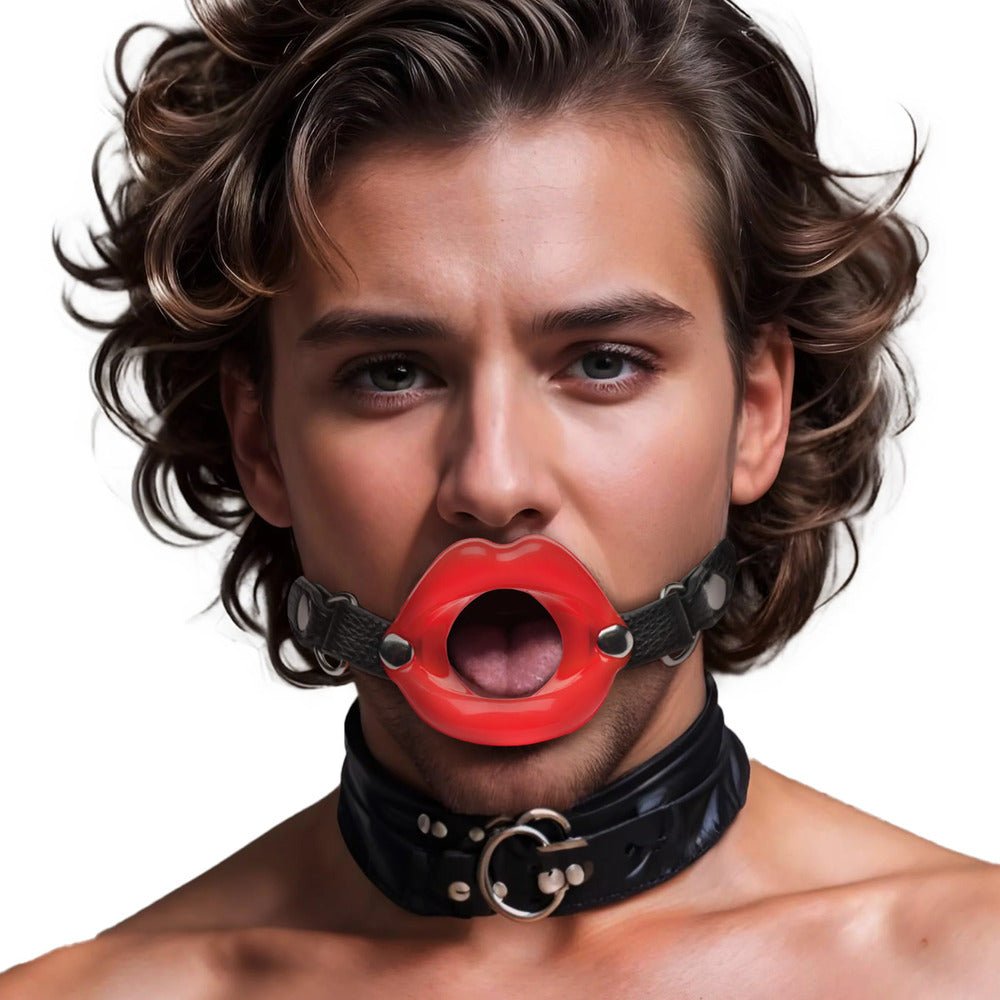 best juicy lips silicone open mouth gag