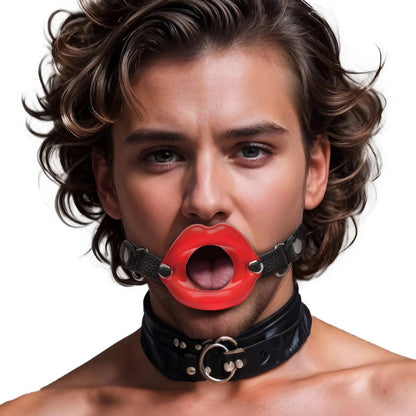 best juicy lips silicone open mouth gag