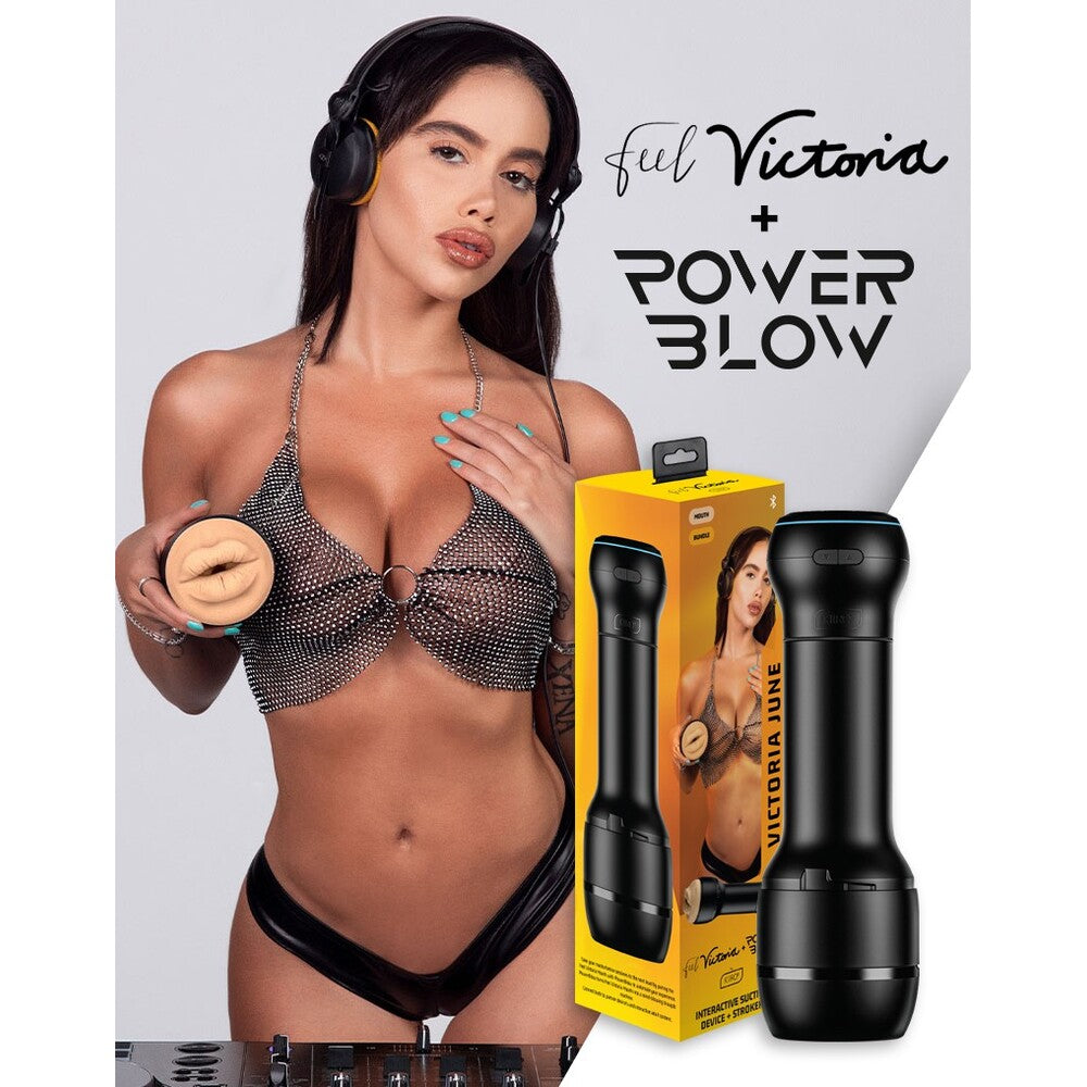best kiiroo combo interactive powerblow victoria june masturbator