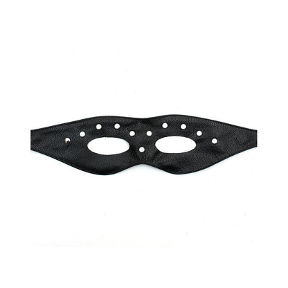 best leather open eye mask with rivets