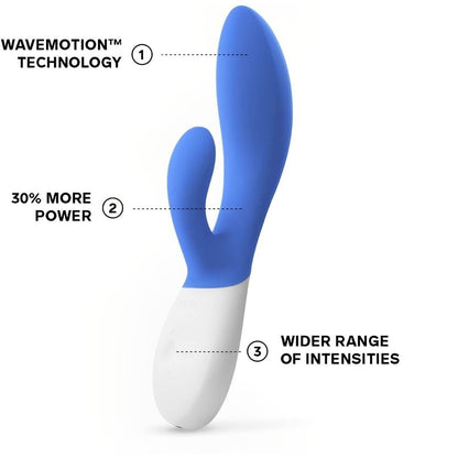 best lelo ina wave 2 luxury rechargeable vibe blue