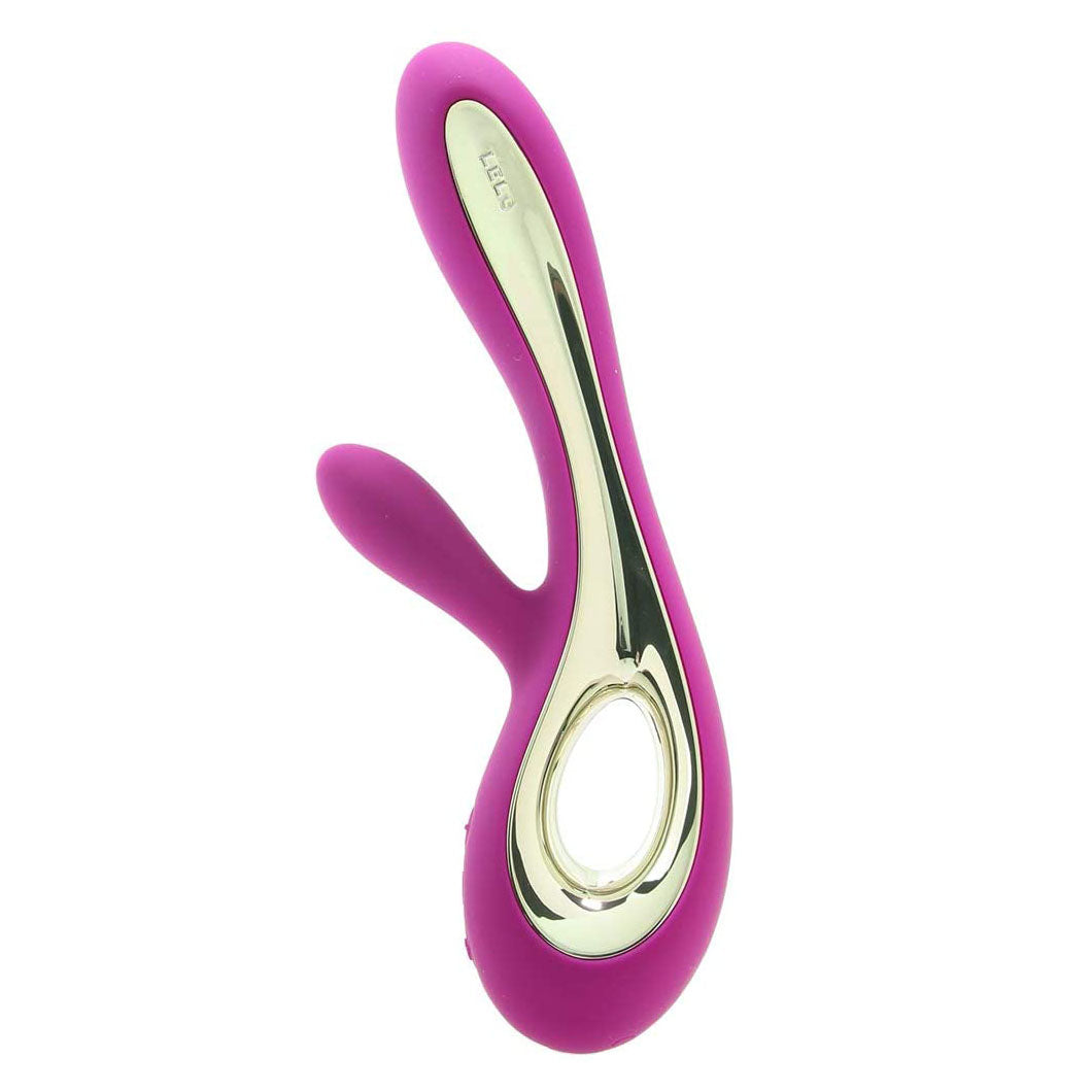 lelo soraya 2 dual rabbit vibrator deep rose