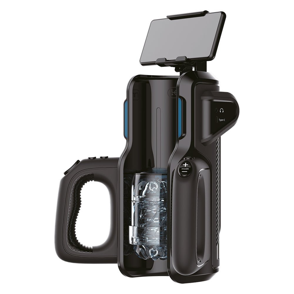 leten super thrusting masturbator with phone mount
