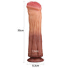 Lovetoy 12 Inch Dual Layered Silicone Horse Cock