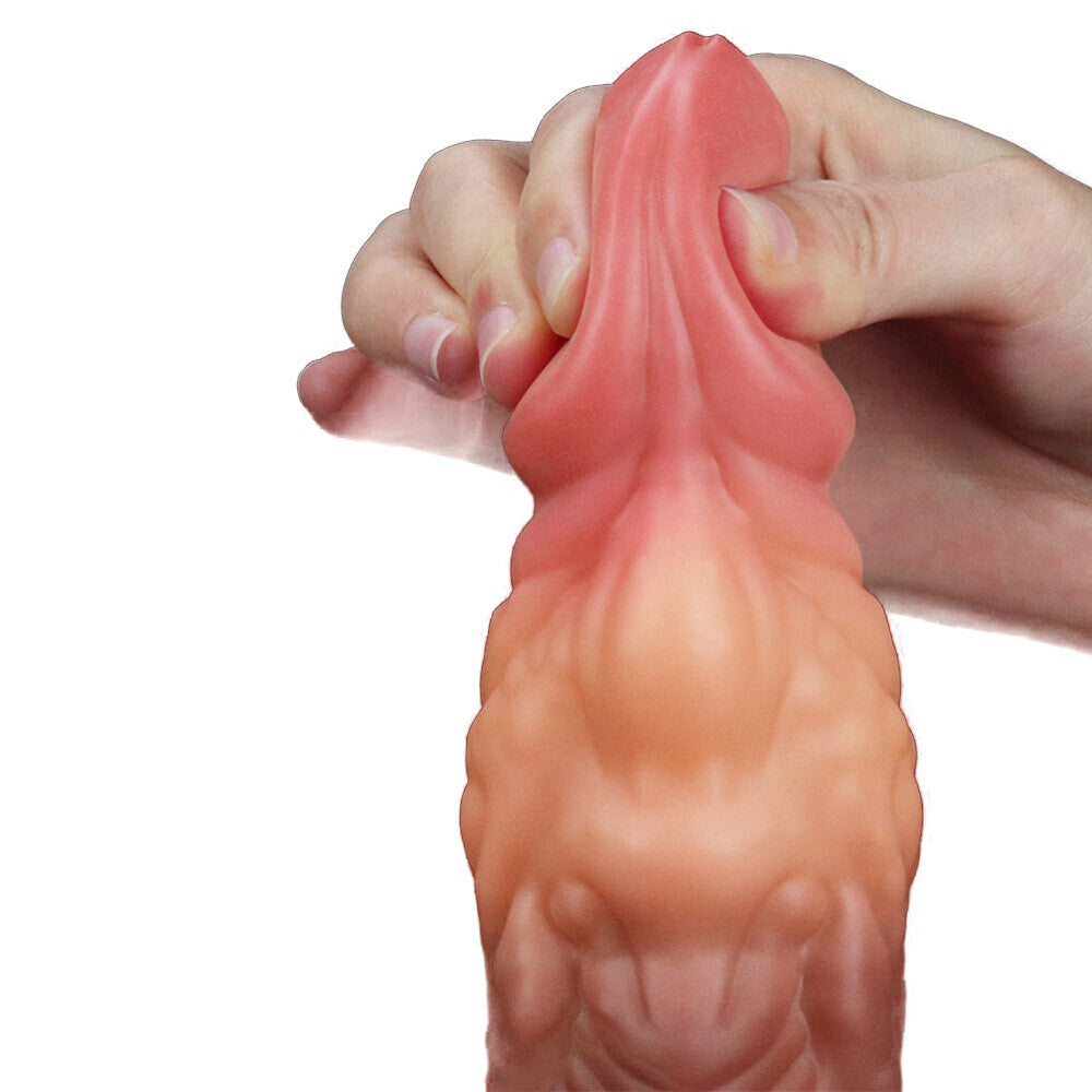 best lovetoy 7 inch dual layered silicone cock