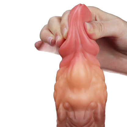 best lovetoy 7 inch dual layered silicone cock