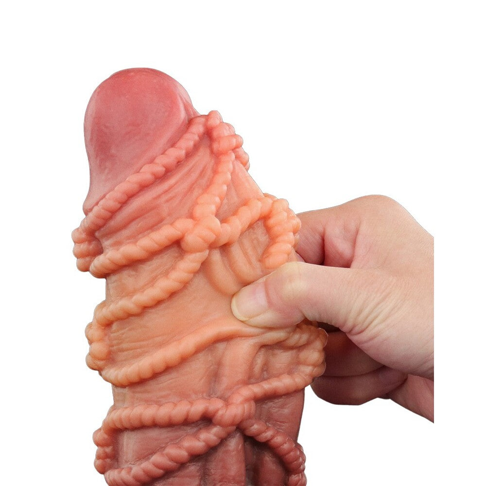 best lovetoy extreme dildo with rope pattern