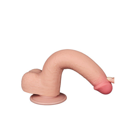best lovetoy sliding easy bend skin dildo 9 inch