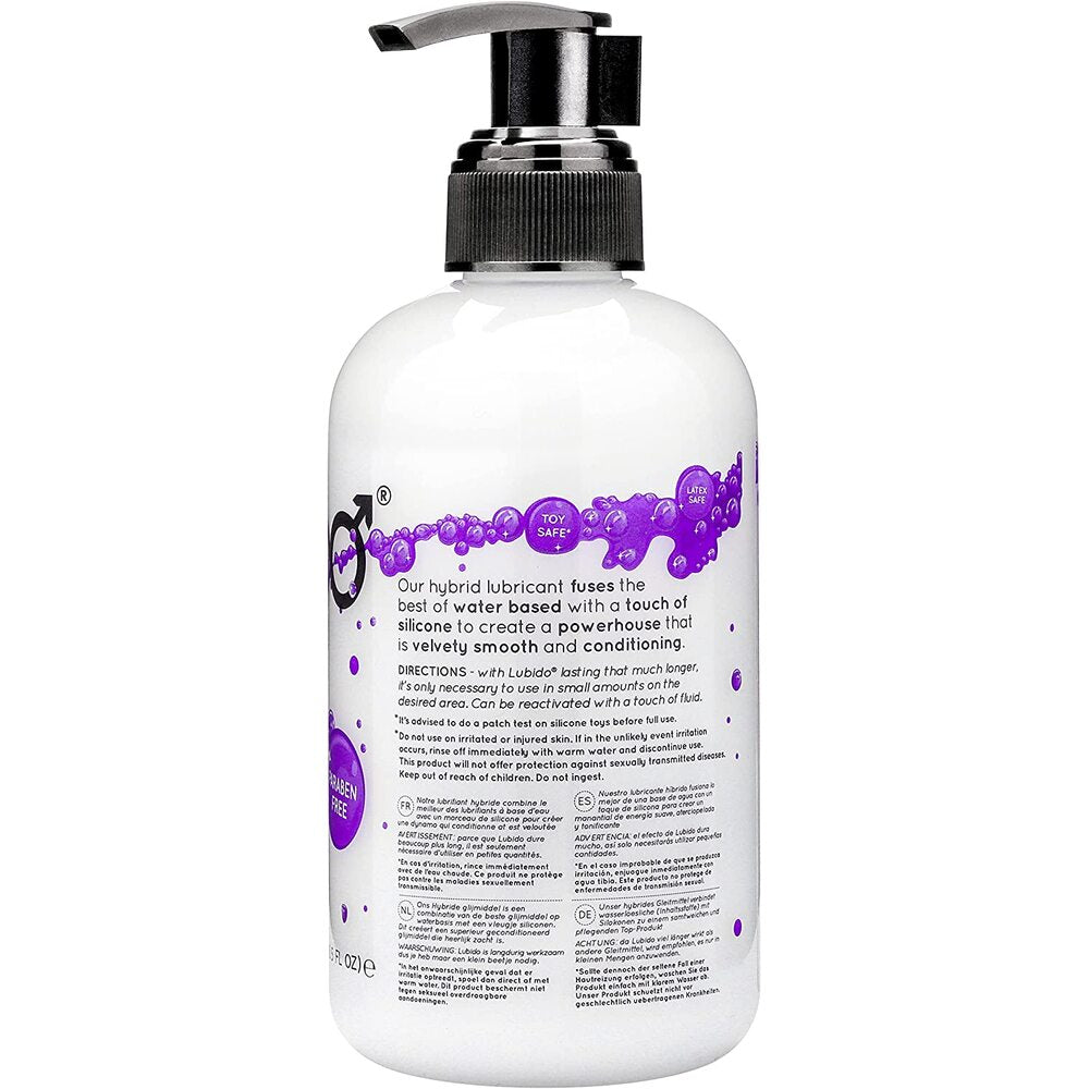 best lubido hybrid 250ml paraben free water based lubricant