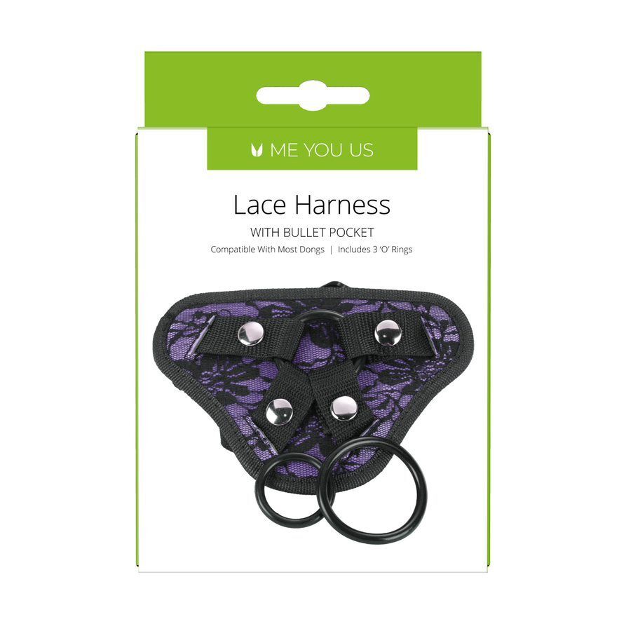 best me you us lace harness with bullet pocket