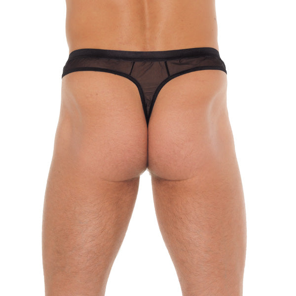 best mens black mesh gstring