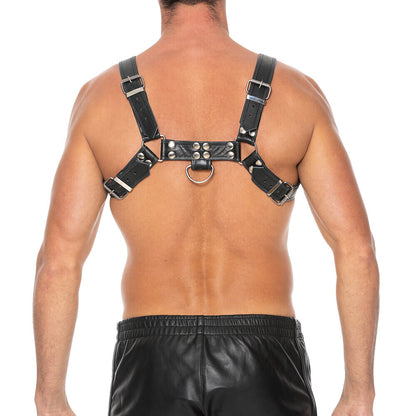 best ouch chest bulldog harness black large to xlarge