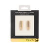 Ouch Magnetic Nipple Clamps Diamond Bullet Gold