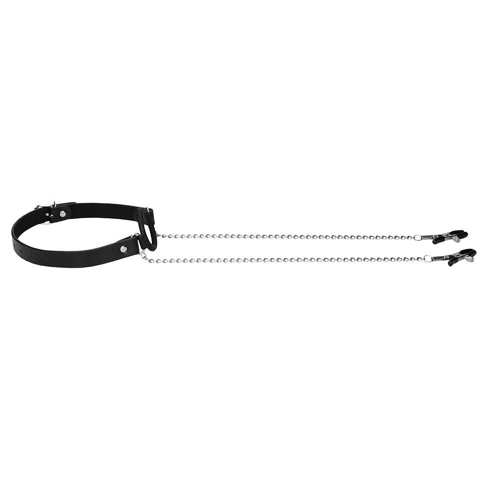 best ouch o ring gag with nipple clamps