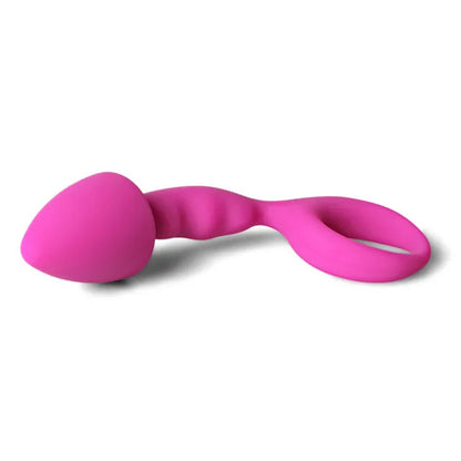 best pink silicone curved comfort butt plug