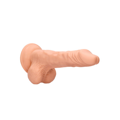 best realrock 8 inch dong with testicles flesh pink