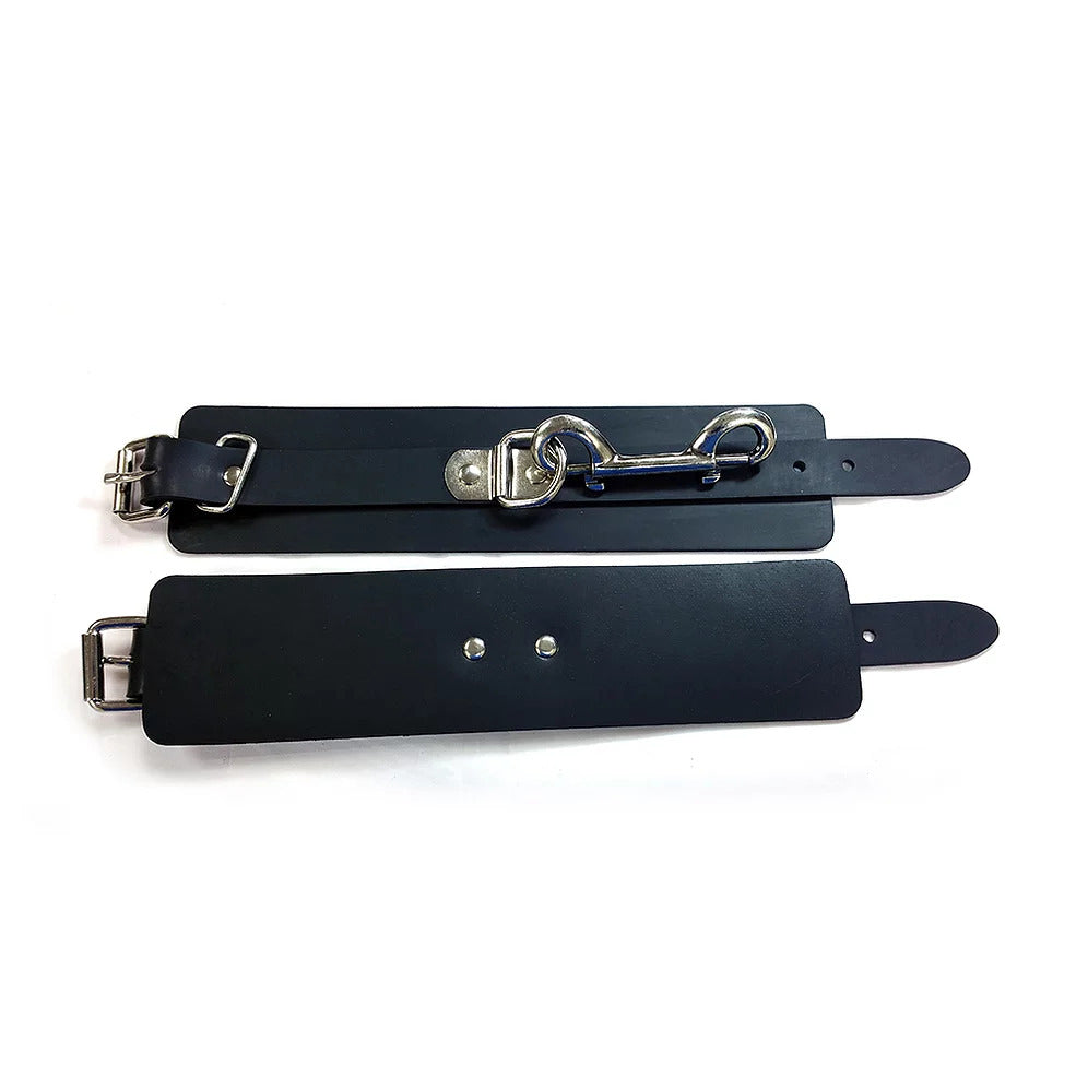 best rouge garments black rubber wrist cuffs