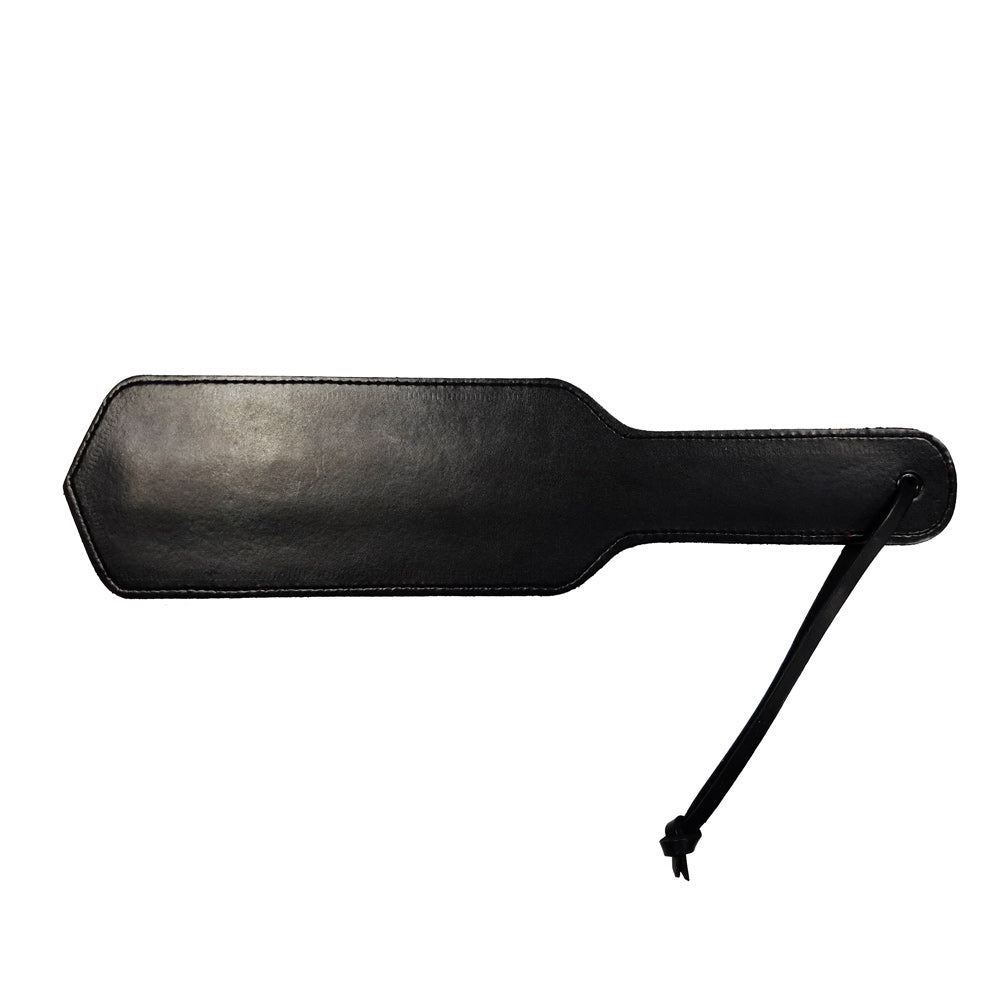 rouge garments leather croc print paddle