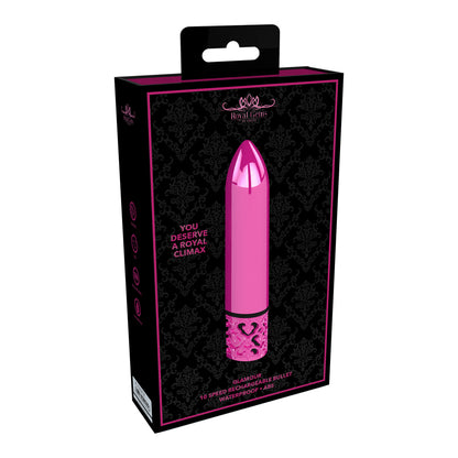best royal gems glamour rechargeable bullet pink