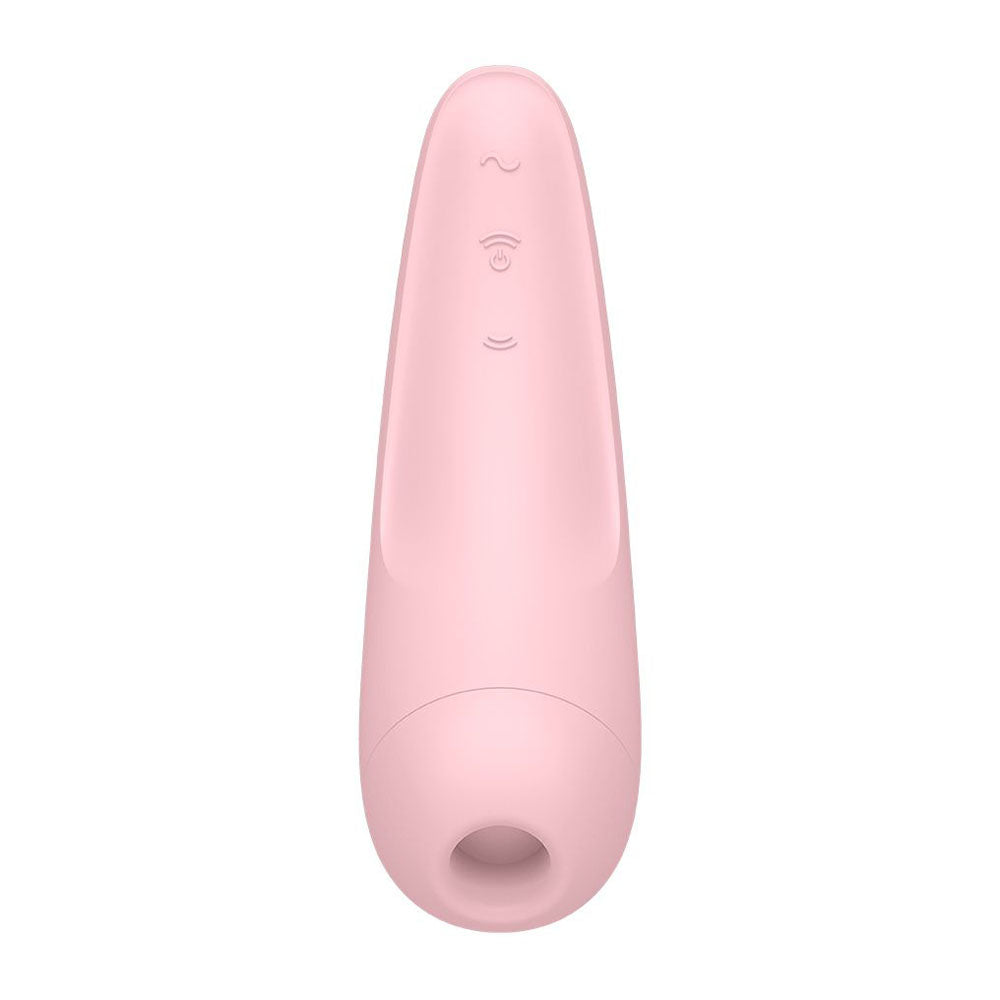 best satisfyer app enabled curvy 2 plus clitoral massager pink