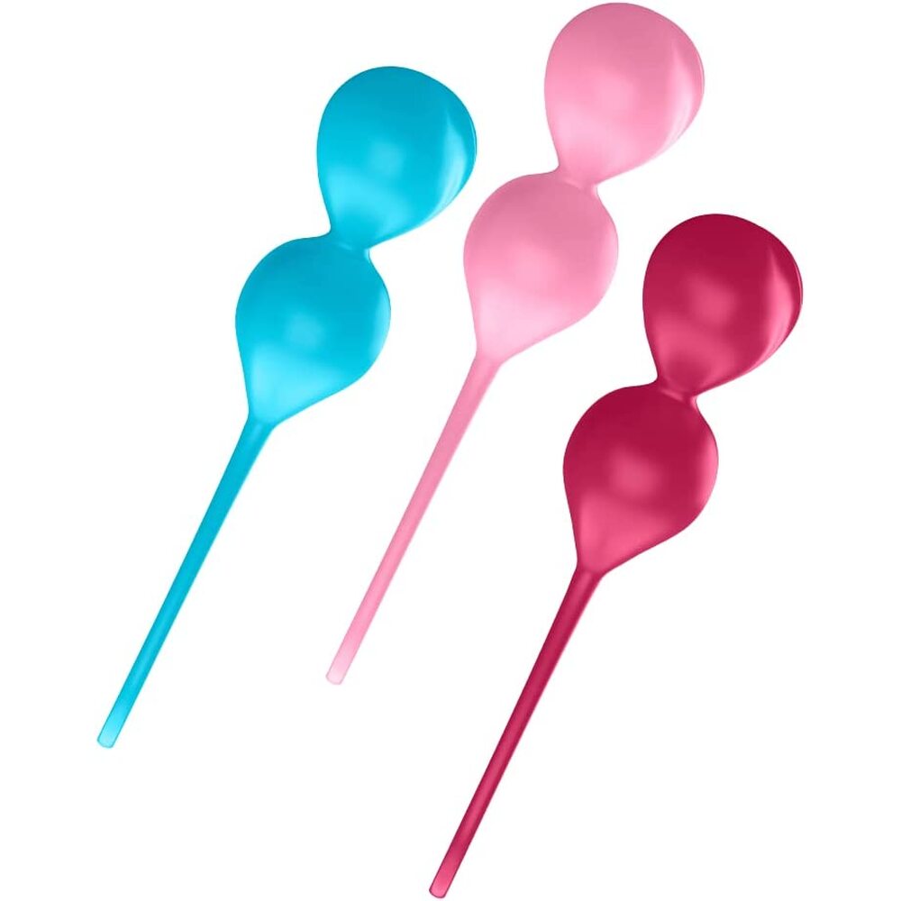 best satisfyer set of 3 weighted double training orgasm balls