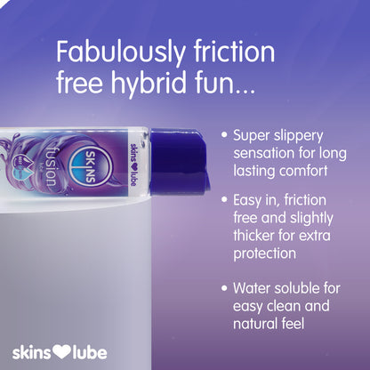 best skins fusion hybrid silicone and waterbased lubricant 130ml