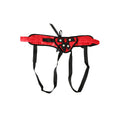best sportsheets red lace with satin corsette strap on