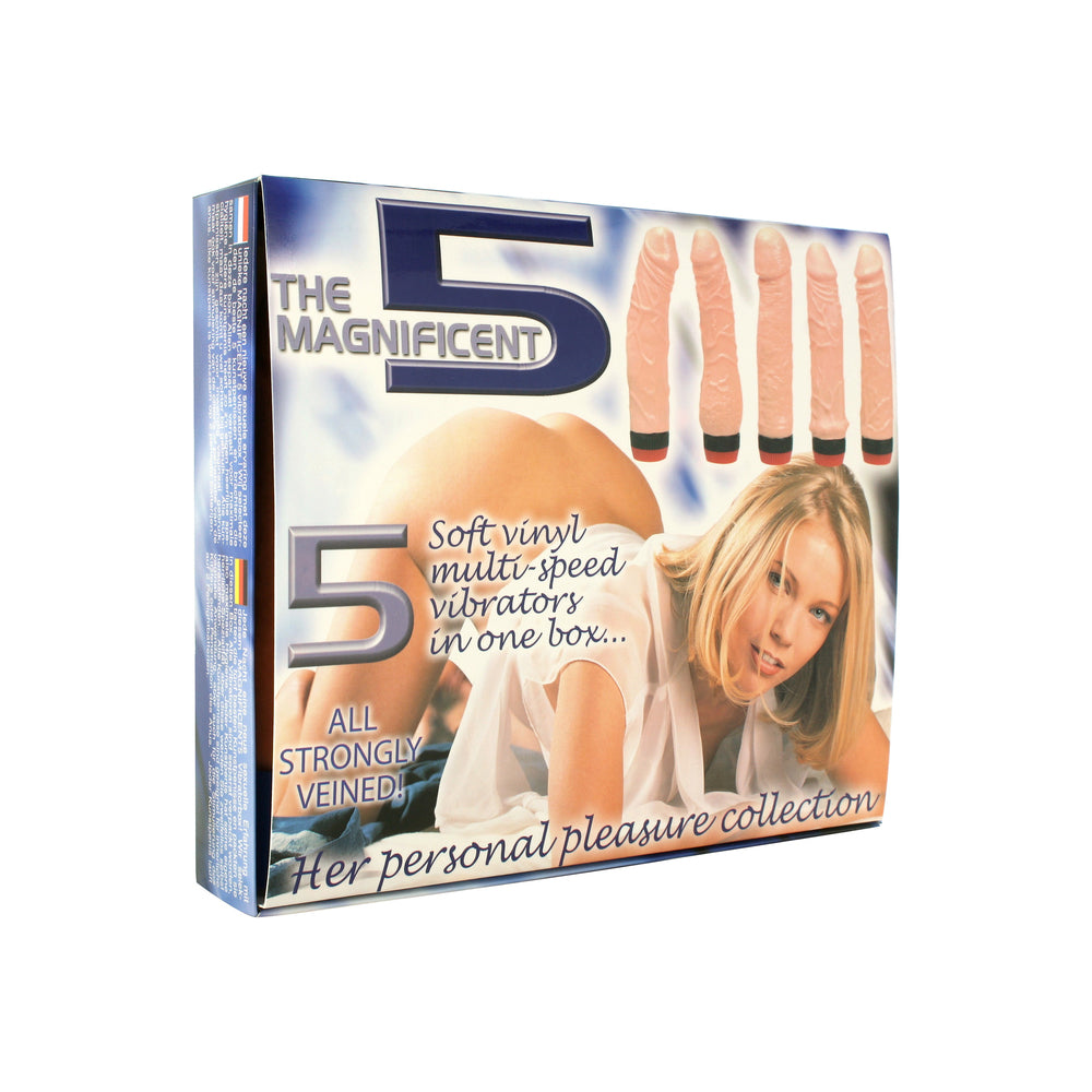 best the magnificent 5 multi speed vibrator set