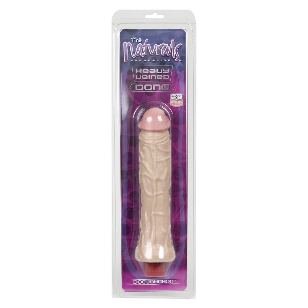 best the naturals heavy veined 8 inch vibrating dong thin