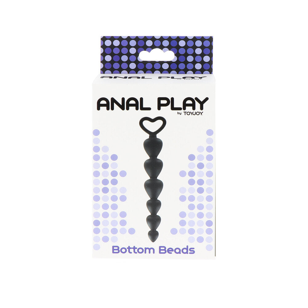 best toyjoy anal play bottom beads black