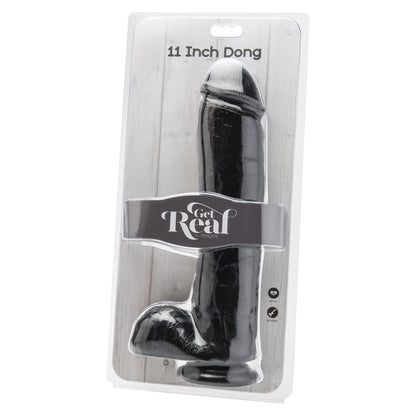 best toyjoy get real 11 inch dong with balls black