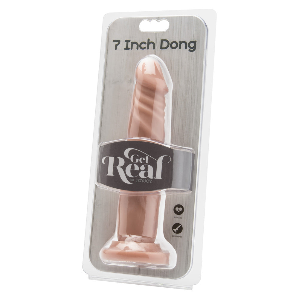 best toyjoy get real 7 inch dong flesh pink