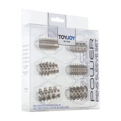 best toyjoy power penis sleeve set grey