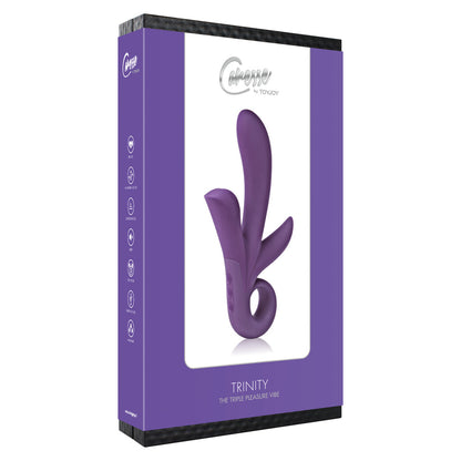 best toyjoy trinity triple pleasure vibrator purple