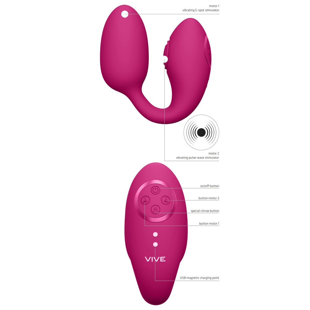 best vive aika pulse wave and vibrating love egg pink